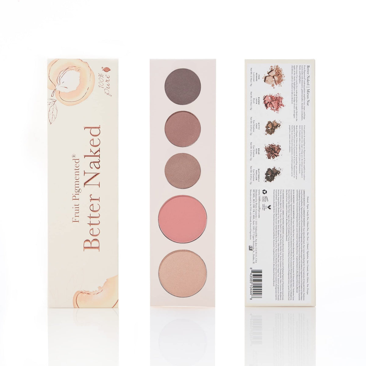 Fruit-pigmented blend highlights natural nude tones without harsh additives.