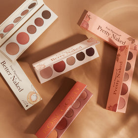 Blush shade on 100% PURE Berry Naked Palette adding a natural rosy flush to cheeks