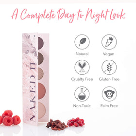 Eco-conscious packaging and ingredients of 100% PURE Berry Naked Palette