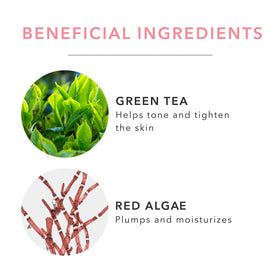 Rose hydrosol and green tea components in 100% PURE Coconut Shower Gel.
