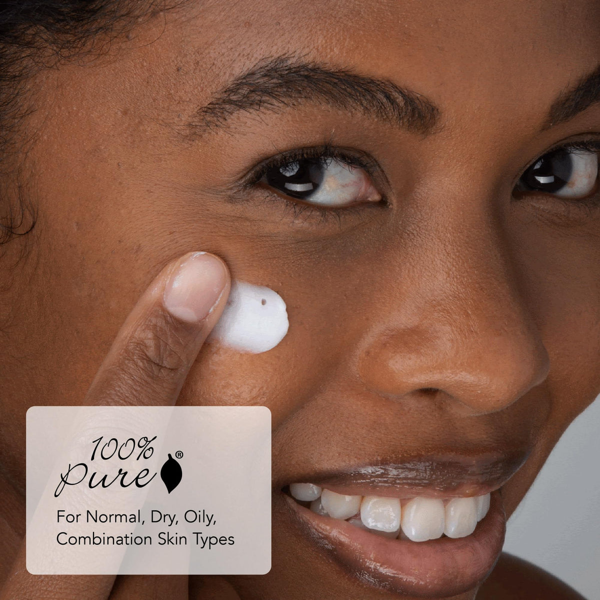 Dropper application showing precise, easy use of Green Tea EGCG Serum