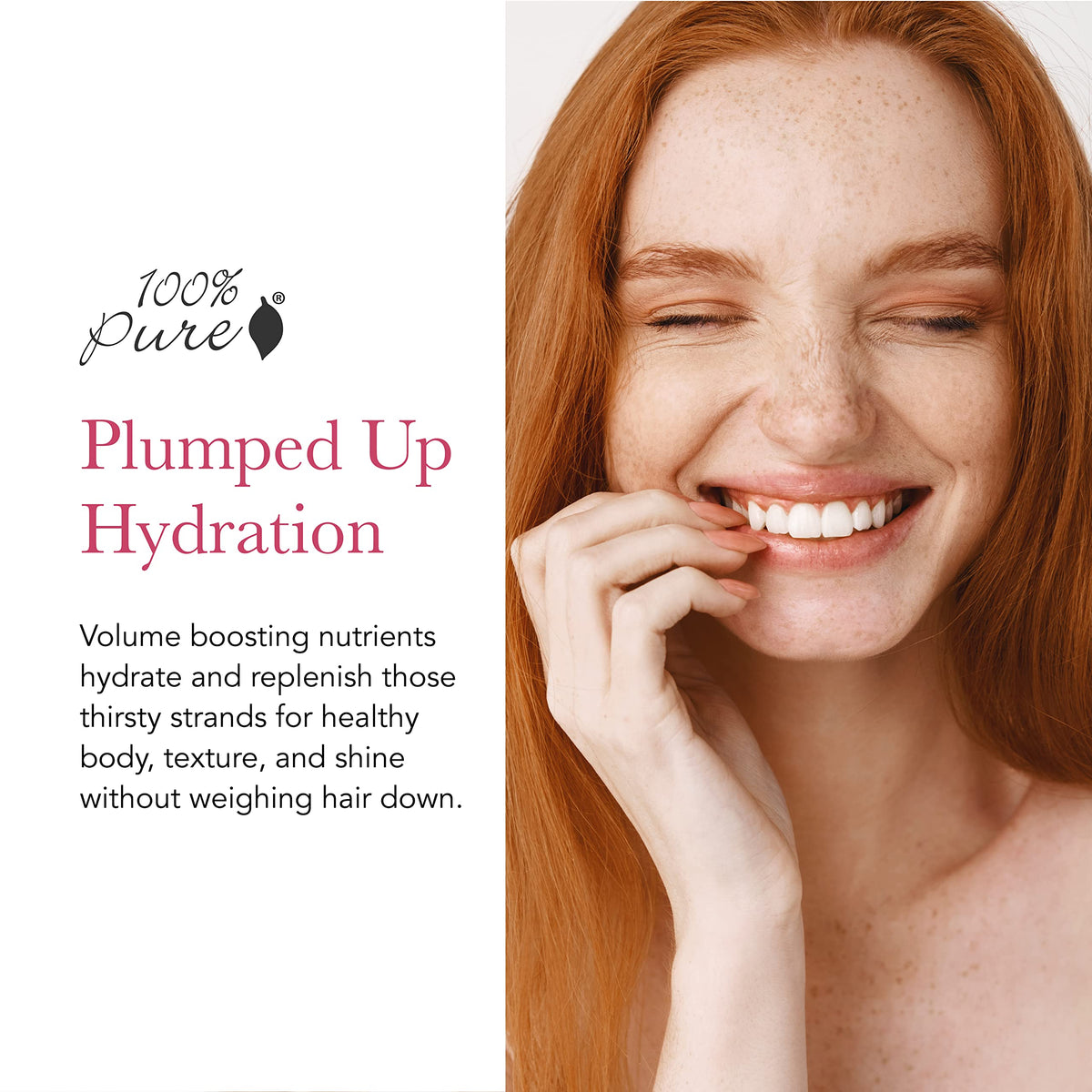 Rich lather from 100% PURE Kelp & Mint Shampoo for thinning hair.