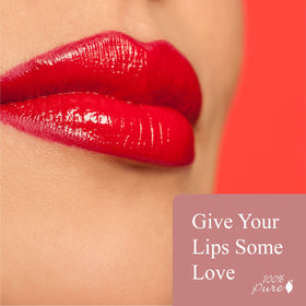 Compact 0.15 oz lipstick tube for on-the-go touch-ups by 100% PURE.