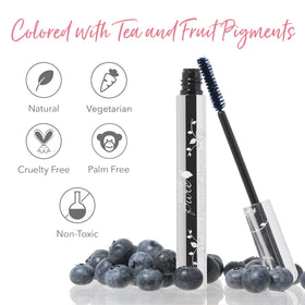 100% PURE water-resistant finish helps lashes stay in place throughout the day.
