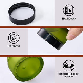 11 Hoa Kinh black lids provide moisture protection and a sleek look