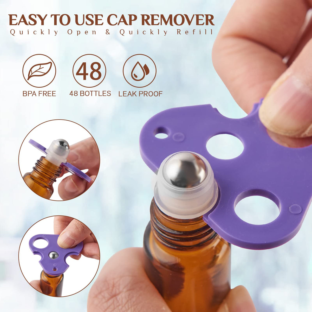 11 Hoa Kinh travel-friendly roller bottles for on-the-go use