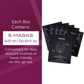 Five mask set from Celestial Black Diamond line for multiple treatments