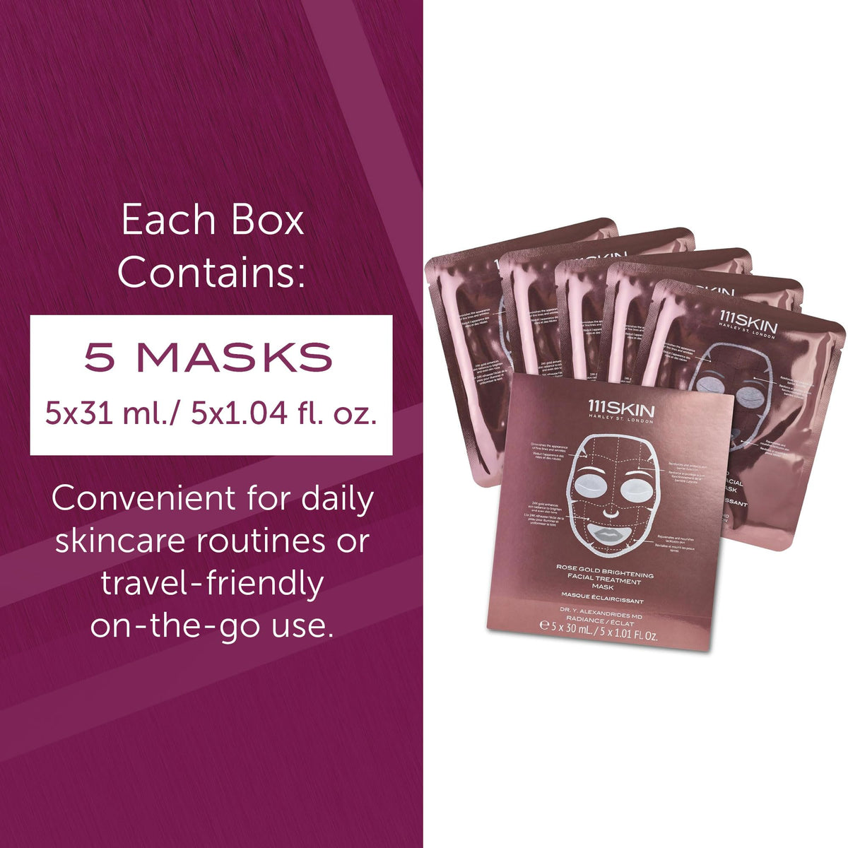 111SKIN pre-event treatment for radiance and hydration without masking natural glow.