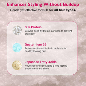 12 Benefits Leave-In Spray supports color-treated hair with moisture sealing