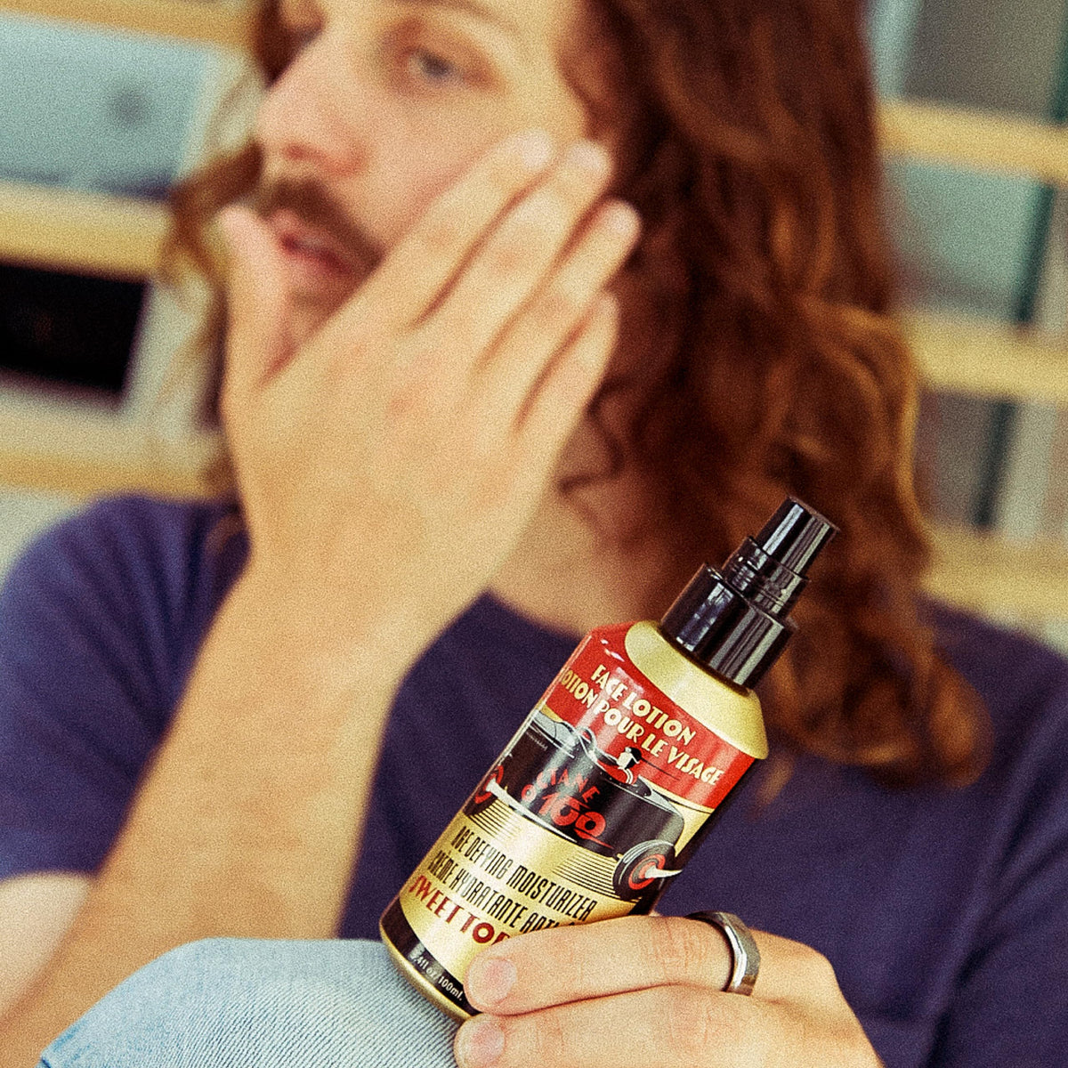 18.21 Man Made Octane 100 Face Lotion jar demonstrates balanced hydration for daily use.