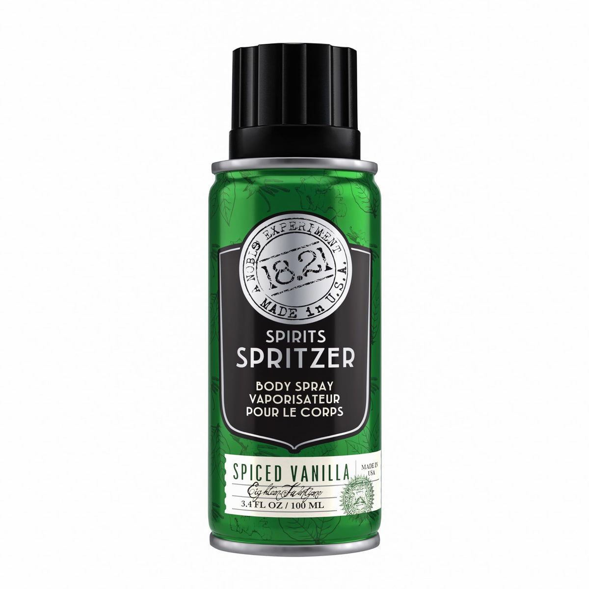 18.21 Man Made Spirits Spritzer bottle front with premium masculine design for daily wear.