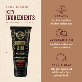 18.21 Man Made Grooming Cream lightweight styling for everyday wear.