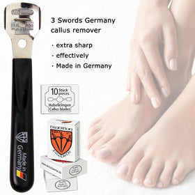 3 Swords Germany 40 refill blades provide long-lasting sharpness for consistent pedicures