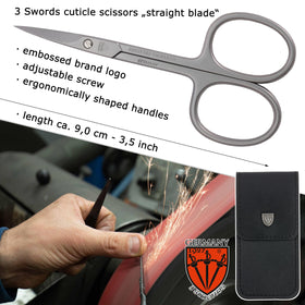 3 Swords Germany case included for safe storage and travel.