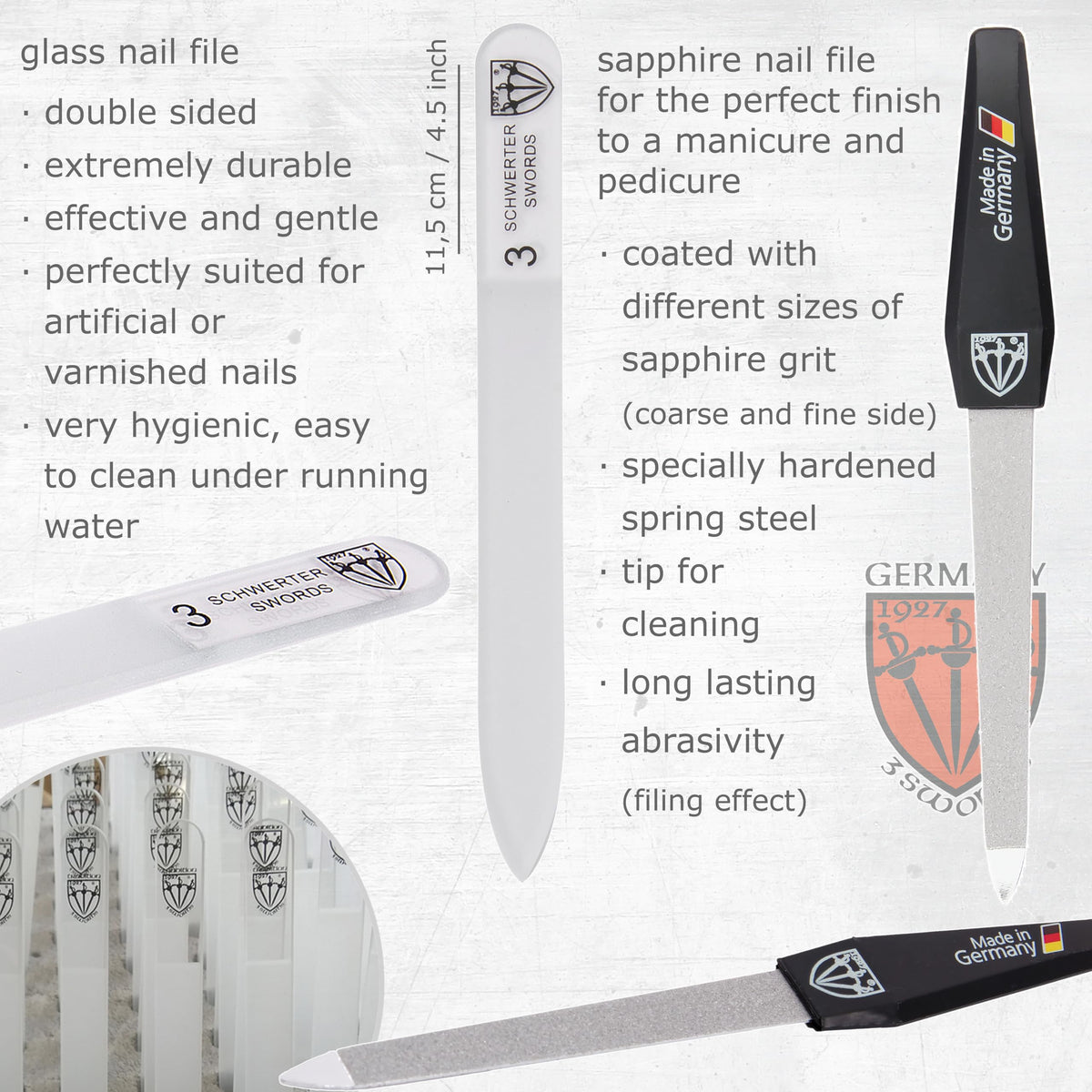 3 Swords Germany cuticle scissors ergonomic design for gentle trimming