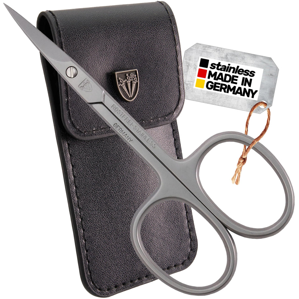3 Swords Germany cuticle scissors with straight blades for precise trimming.