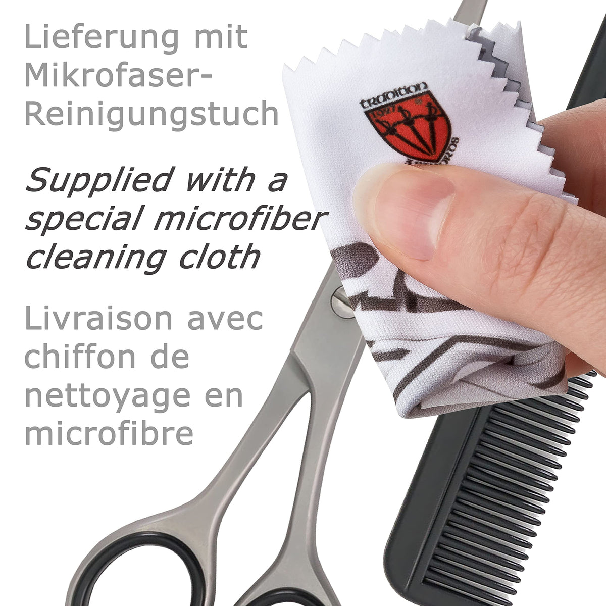 3 Swords Germany ergonomic design offers comfortable control during long styling sessions.