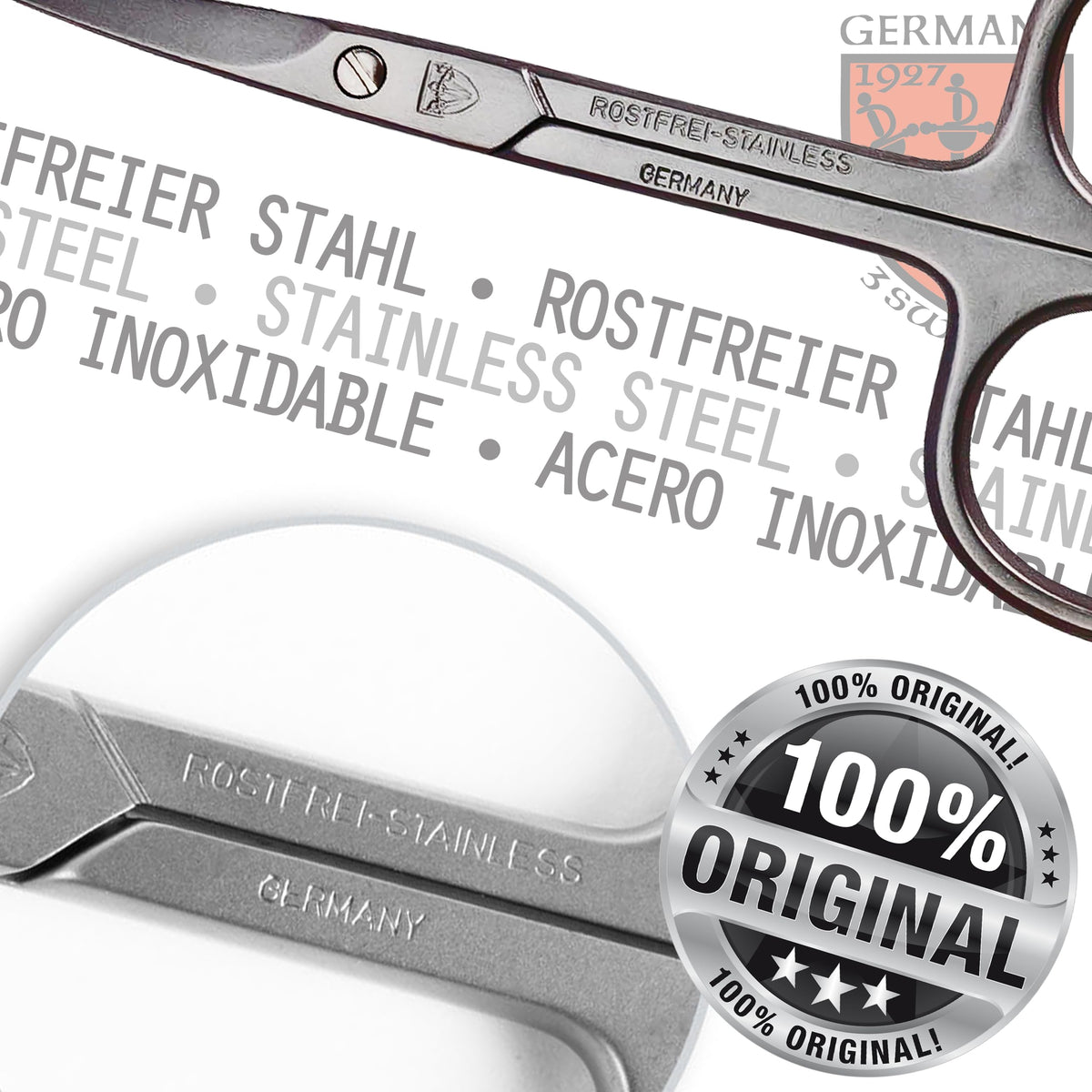 3 Swords Germany in-use nail care tool for routine grooming.