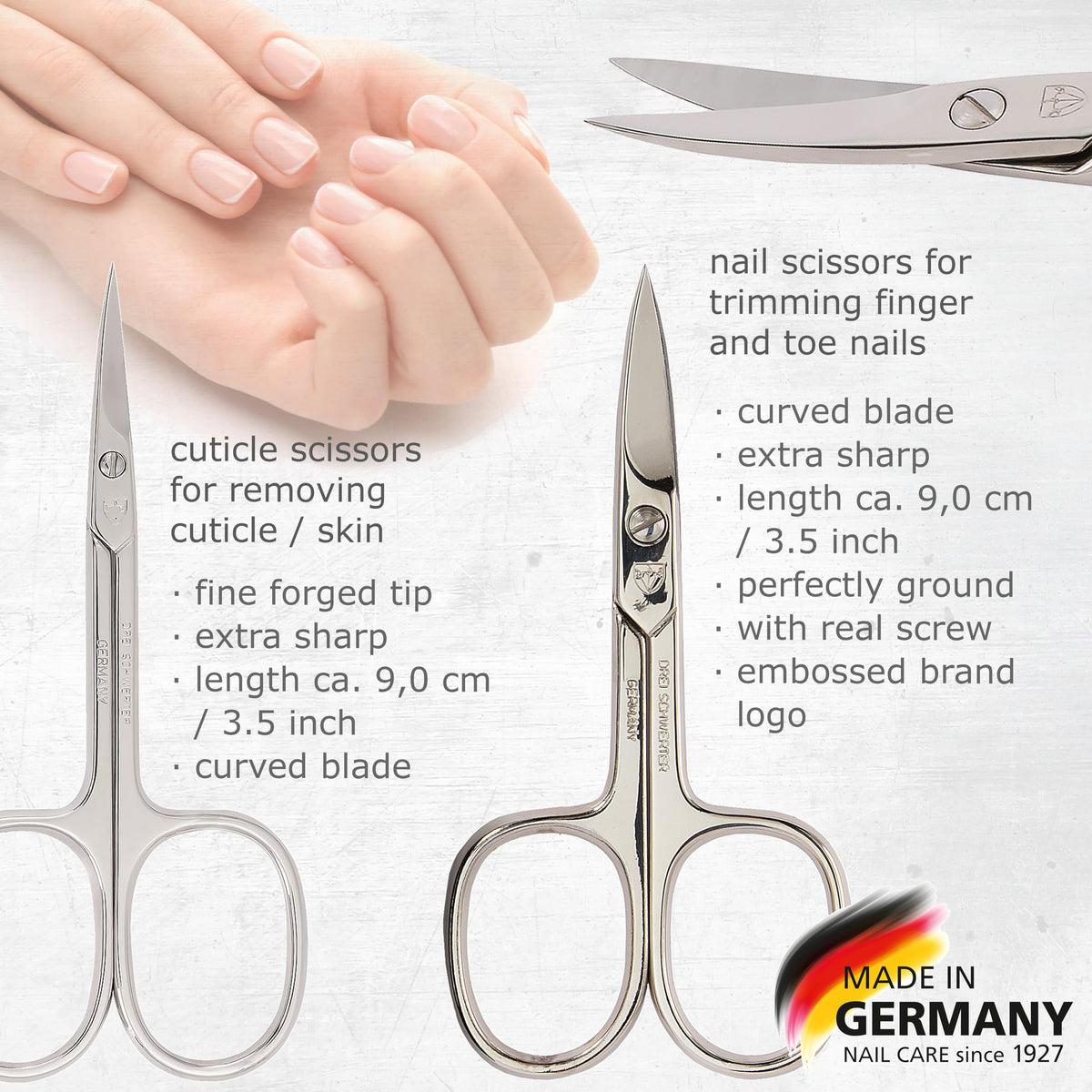 3 Swords Germany nail scissors precision for clean, precise grooming