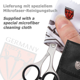 3 Swords Germany nose ear hair scissors micro-serration for secure trimming