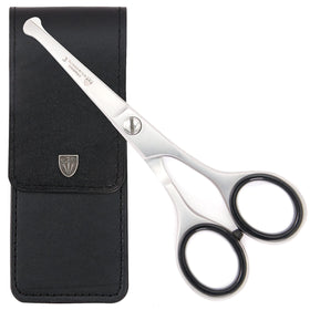3 Swords Germany nose ear scissors with straight blade safely trim nose and ear hair