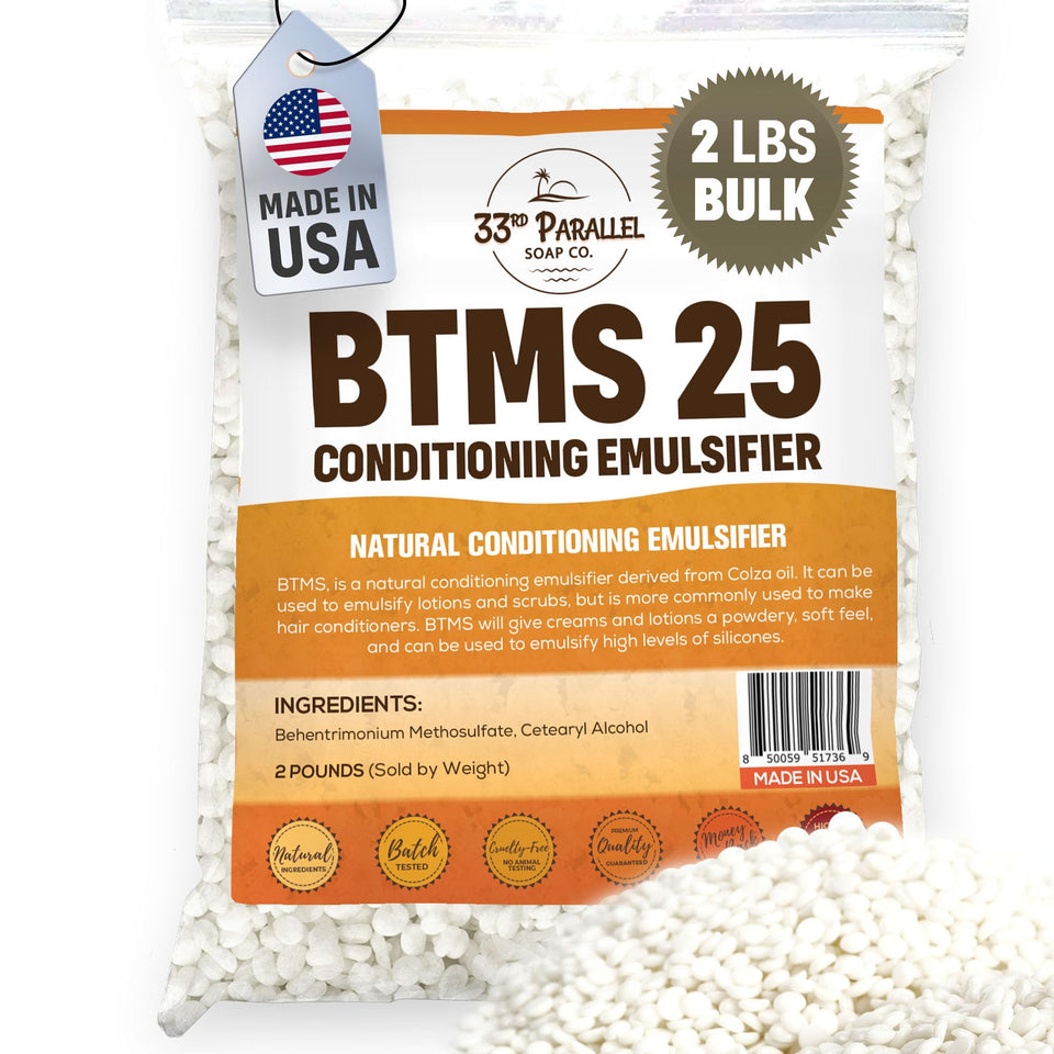33RD PARALLEL BTMS 25 bulk packaging shows a 2 lb bag for bulk formulation