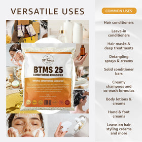 33RD PARALLEL BTMS 25 tub scoop of premium cosmetic grade emulsifier