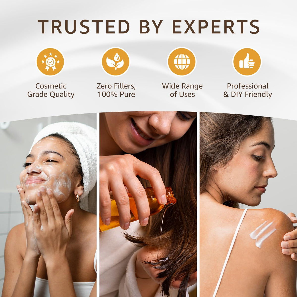 33rd Parallel Dimethicone swatch on skin shows smoothness and moisture retention.