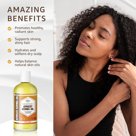 33RD PARALLEL SOAP CO apricot kernel oil for strengthening and conditioning hair