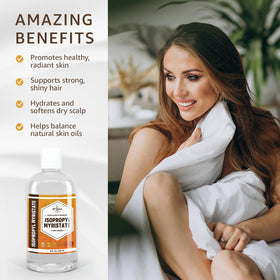 33RD PARALLEL SOAP CO IPM bottle label emphasizes bulk cosmetic-grade IPM