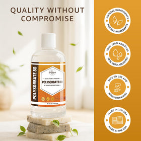 33RD PARALLEL SOAP CO. Polysorbate 80 bath oil ready for spa-like applications.