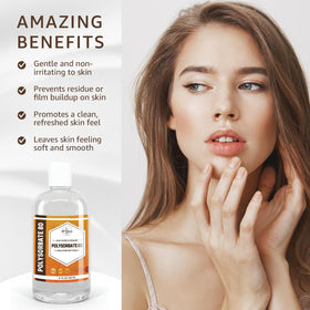 33RD PARALLEL SOAP CO. Polysorbate 80 lotion mix yields smooth, stable textures.