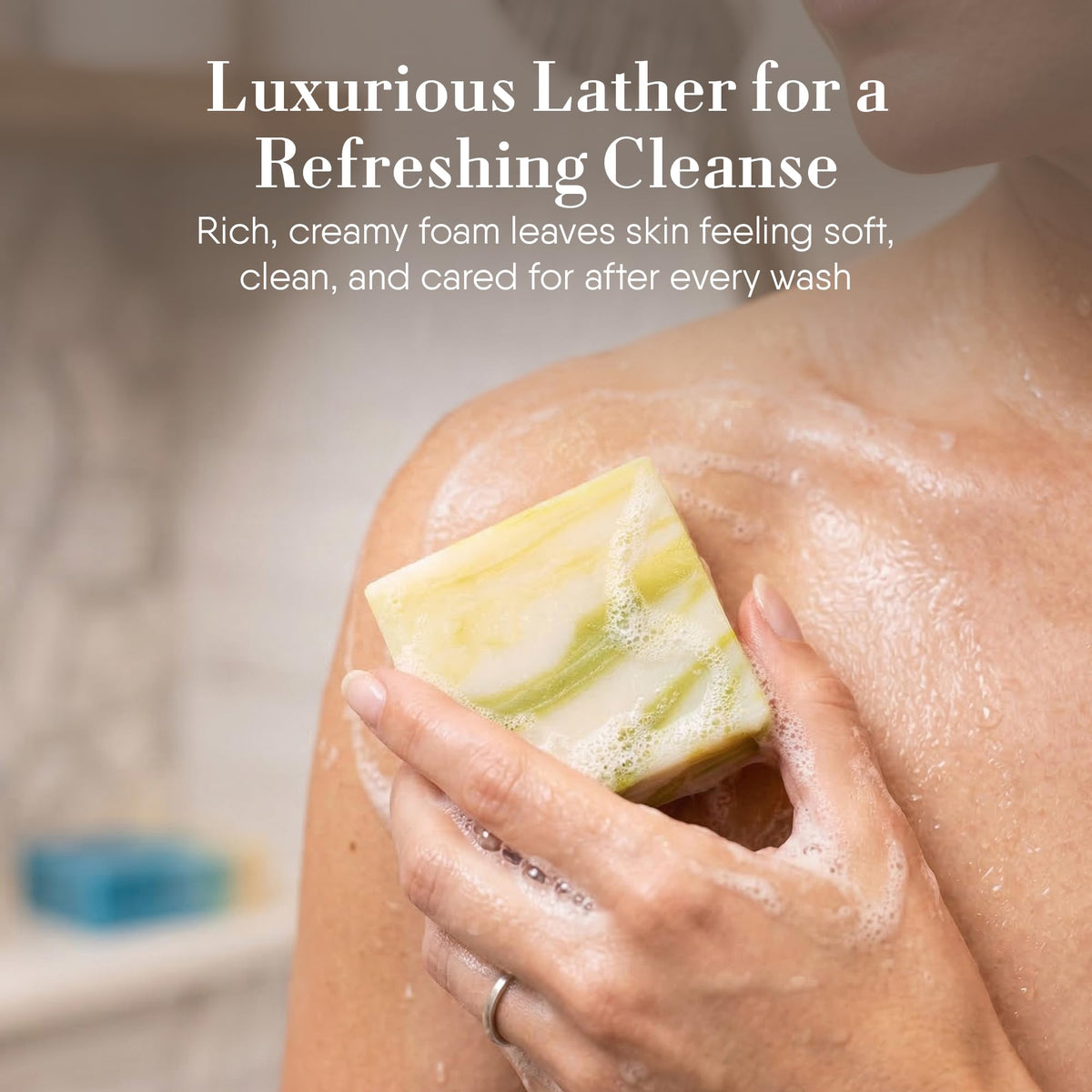 360Feel Fresh Bar Soap Coconut Oil nourishes skin while cleansing with a luxurious feel