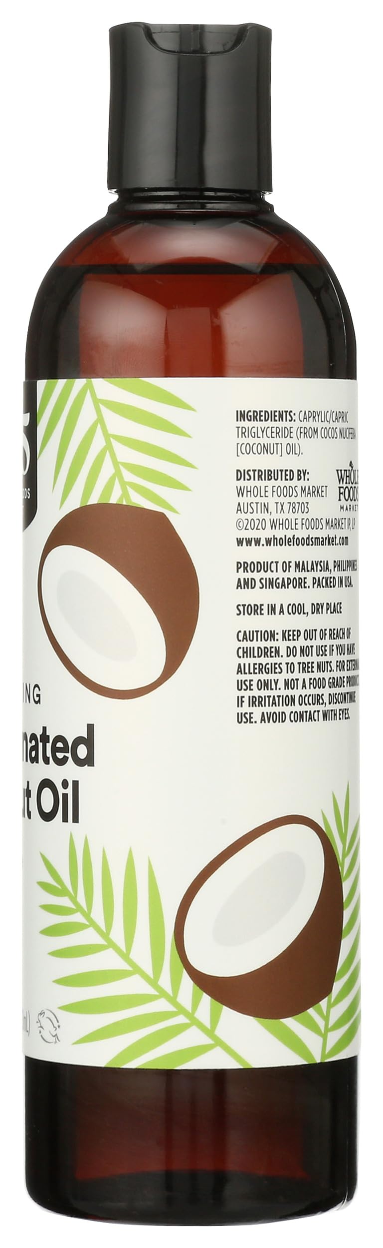 365 by Whole Foods Market natural tropical coconut fragrance for a spa-like routine.