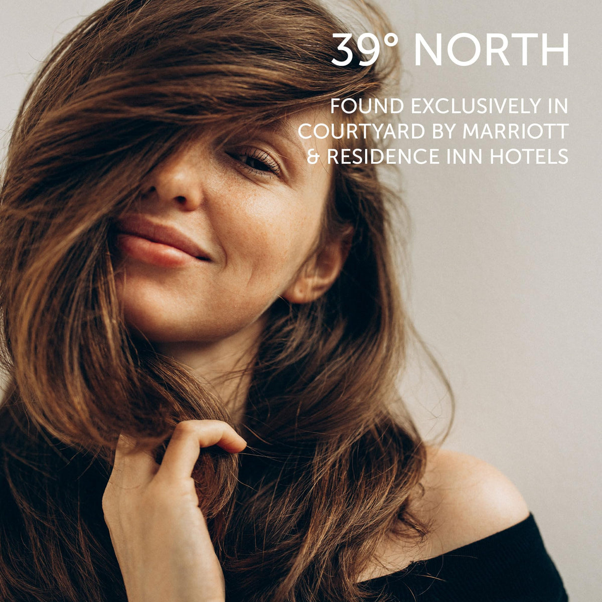 Spa-like bathroom scene with 39north conditioner suggesting hotel-grade scent.
