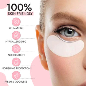 3D Beauty Biogel Eye Pads fit all eye shapes for quick setup.
