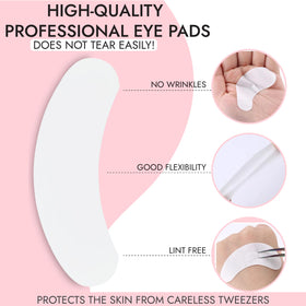 3D Beauty Biogel Eye Pads help hold lower lashes away safely during procedures.