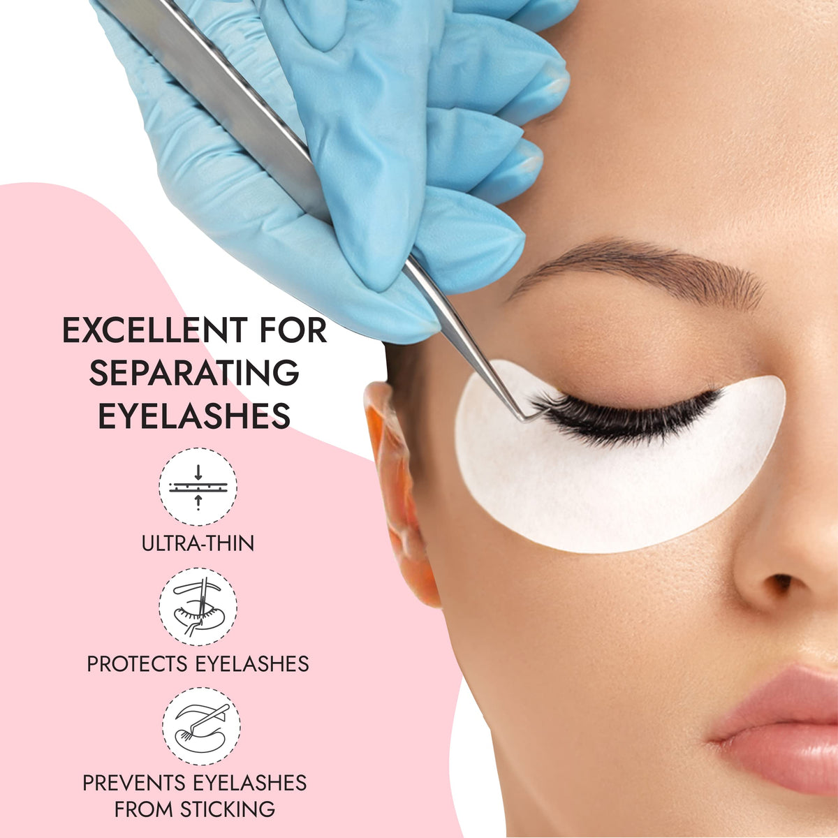 3D Beauty Biogel Eye Pads provide comfortable stickiness with no peeling pain.