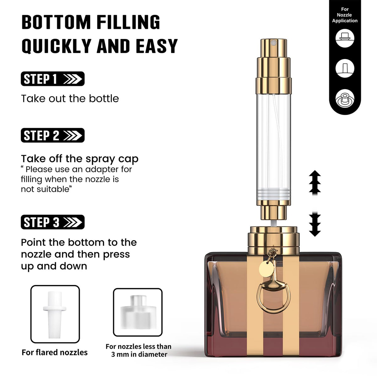 3zorqinron portable spray fits purses for on the go scent.