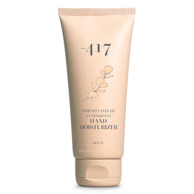 417 Dead Sea hand cream bottle with nourishing formula for silky hands.