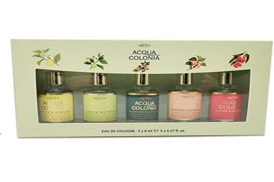 4711 Original Acqua Colonia miniature bottle featuring Lemon and Ginger for on-the-go freshness.