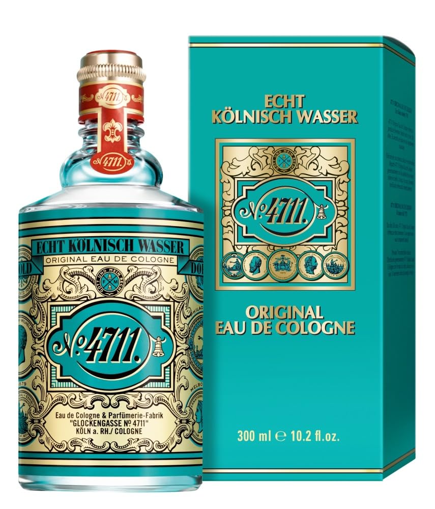 4711 Eau de Cologne bottle closeup highlighting citrus notes for daytime refreshment