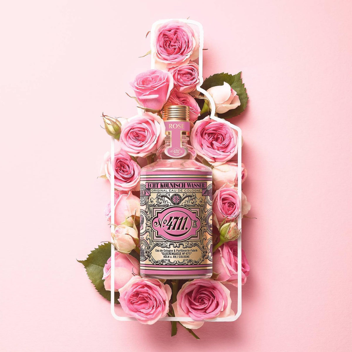 4711 Floral Collection Rose packaging box conveys gift-worthy presentation