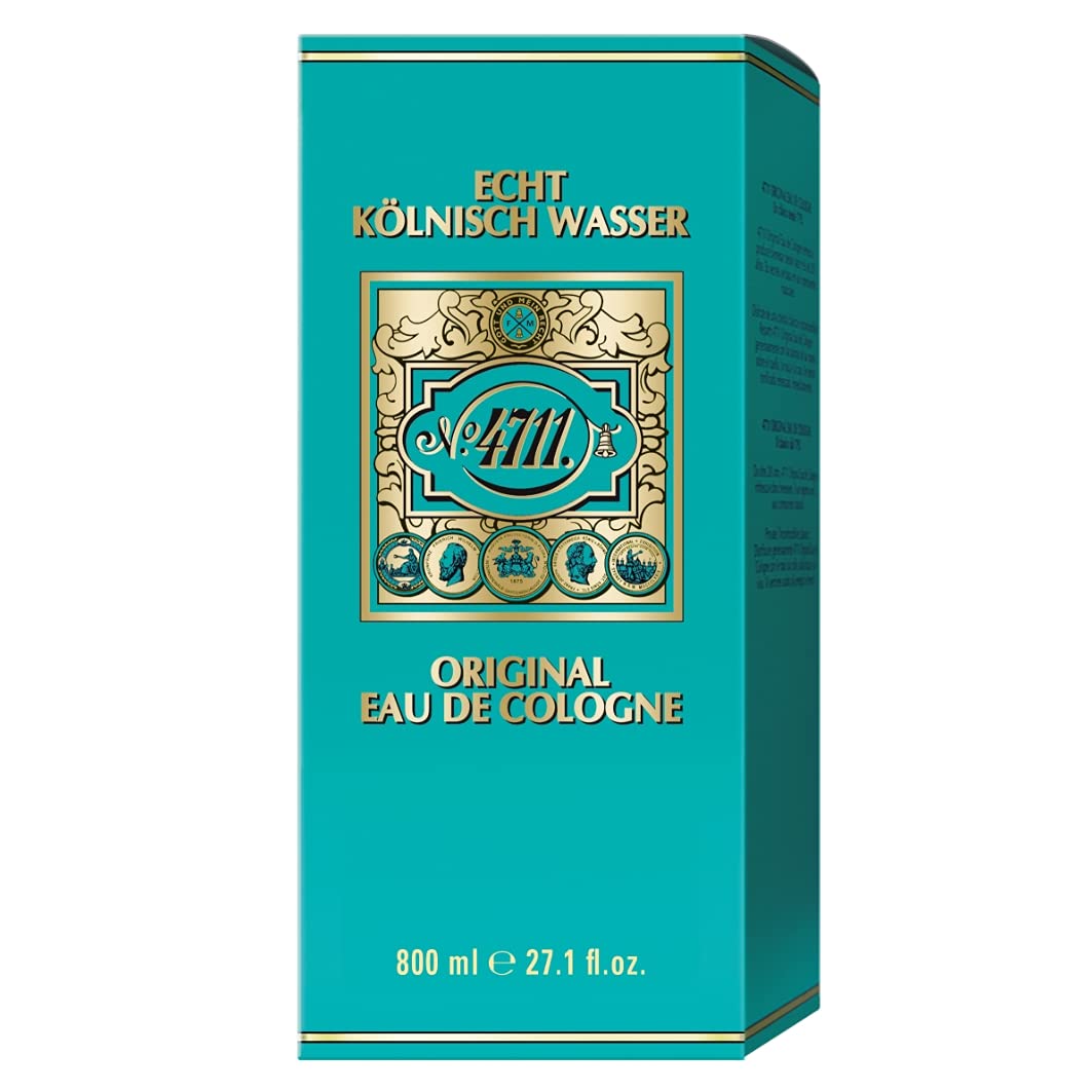 4711 Muelhens fragrance application on skin suggests refreshed mood after day.
