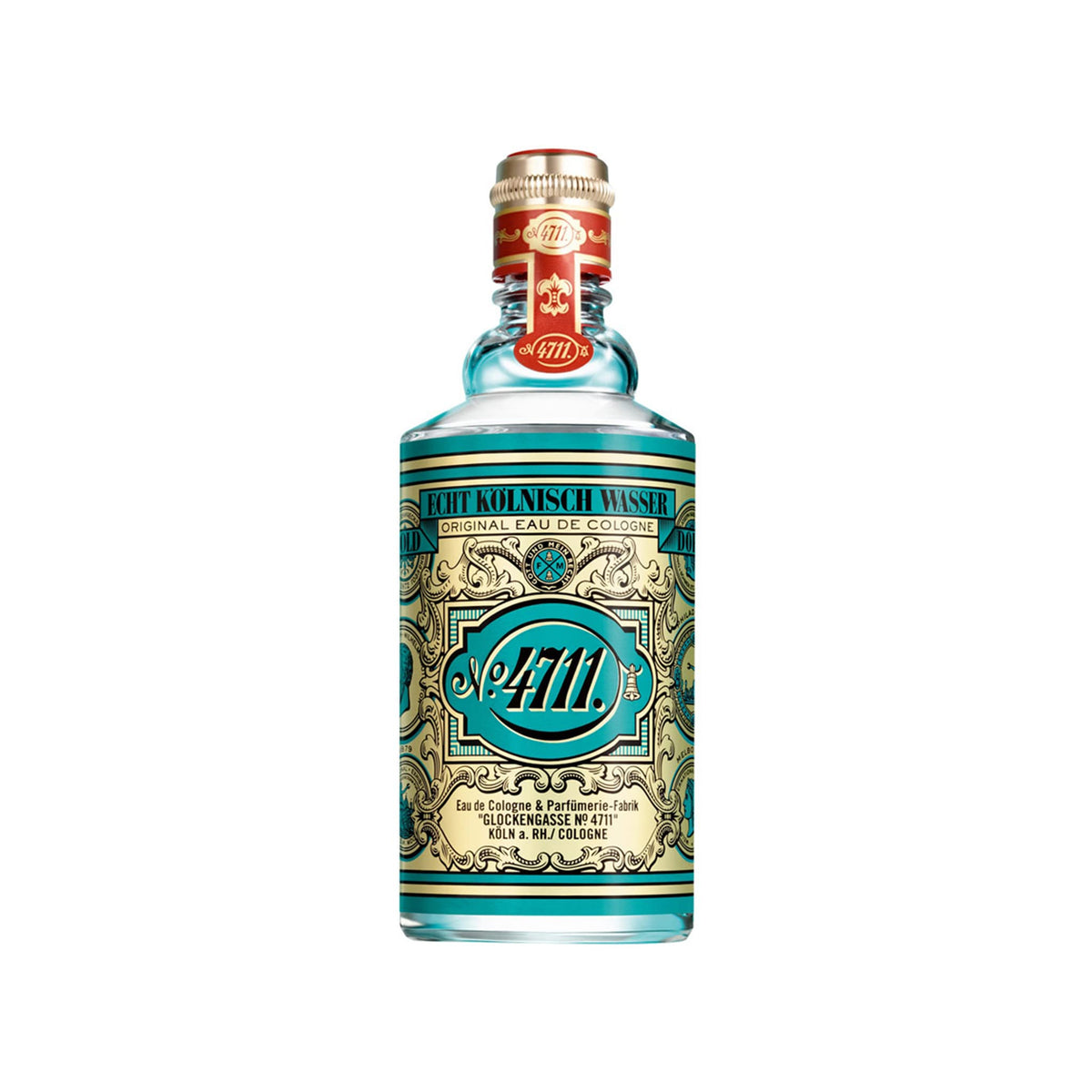 4711 Original Eau de Cologne Splash bottle front view, delivering a timeless, refreshing scent.