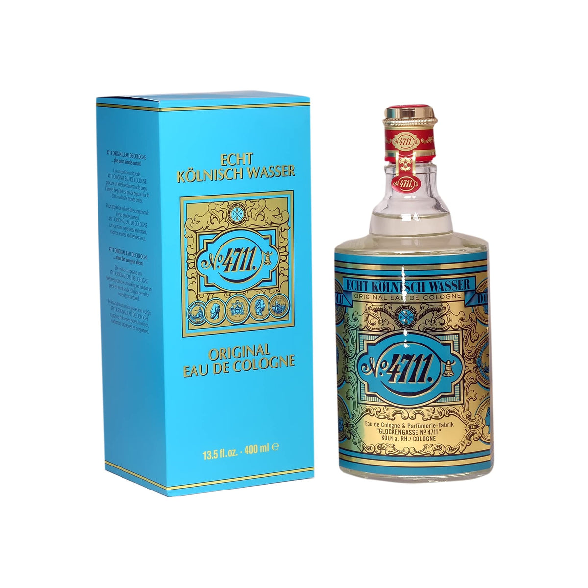 4711 Original outer packaging shot emphasizes premium presentation and gifting appeal.