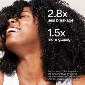 4U by Tia clarifying shampoo lather close-up shows deep cleansing without residue