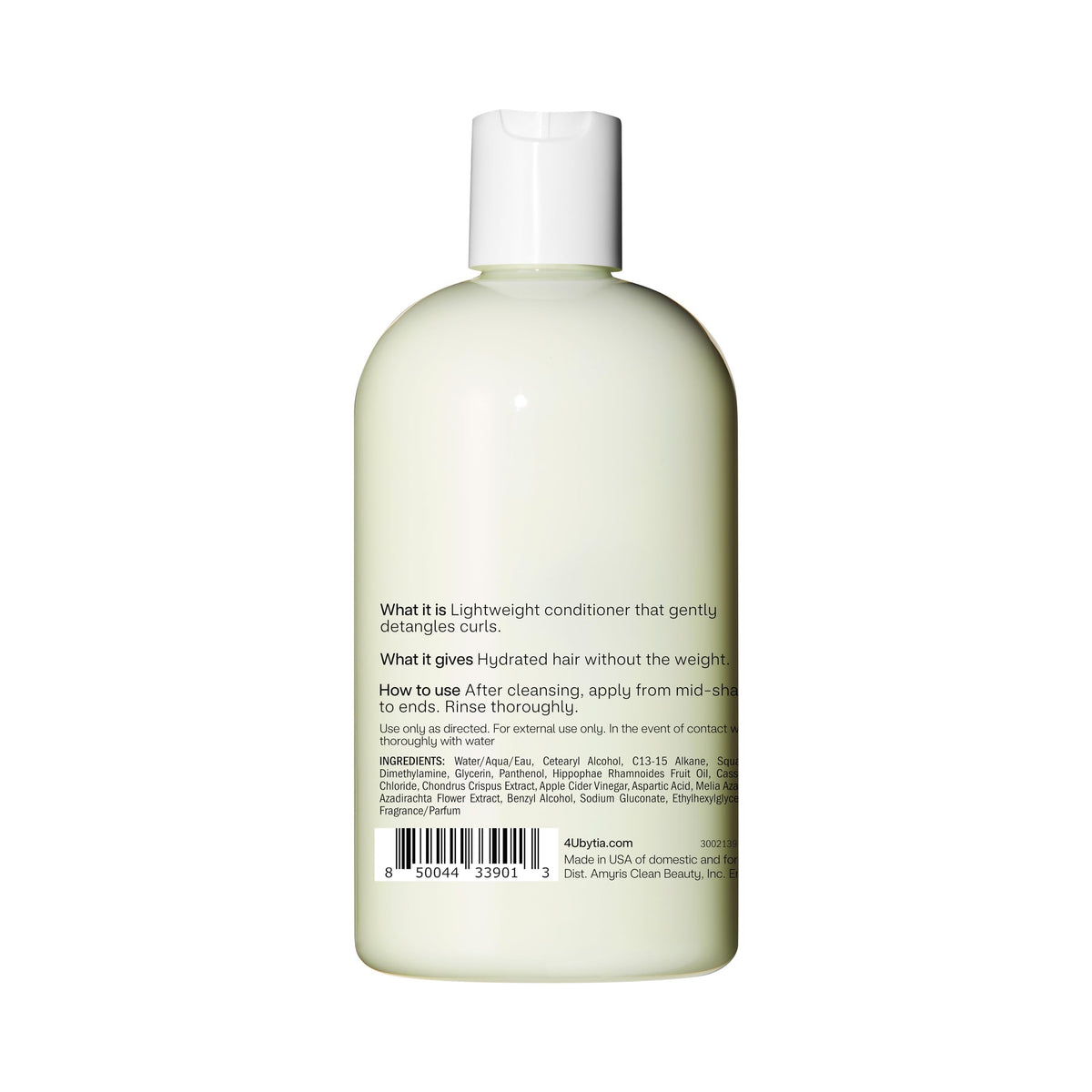 Vegan and cruelty-free icon for 4U by Tia detangling conditioner