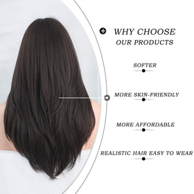 7JHH WIGS breathable rose-net cap for comfortable all-day wear.
