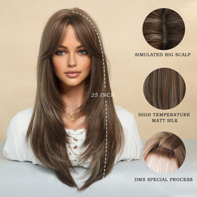 7JHH WIGS heat resistant synthetic fibers for durability
